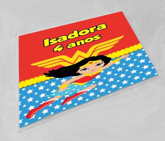 Decoração de Mesa da Muher Maravilha Jogo Americano