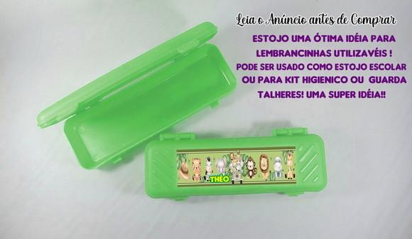 Estojo Personalizado Lembrancinhas do Safari Baby