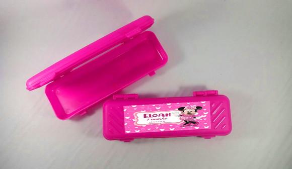 Estojo Personalizado Minnie Rosa