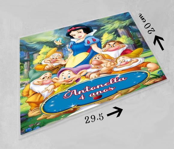 Jogo Americano Lavável da Branca de Neve
