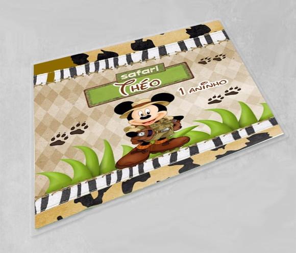 Jogo Americano Lavavel do Mickey Safari