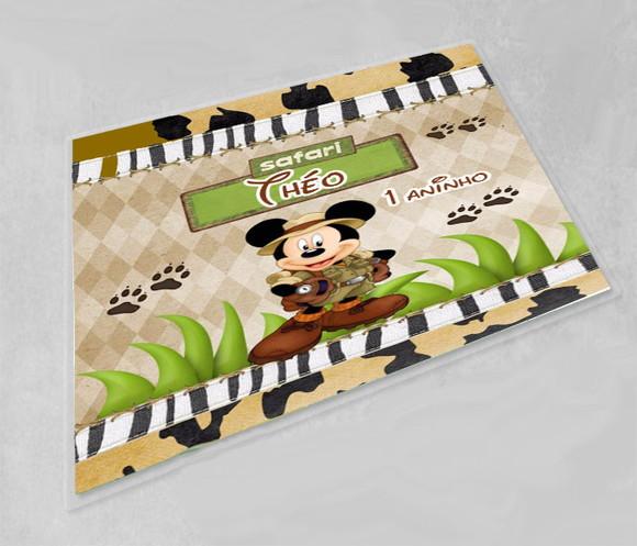 Jogo Americano Lavavel do Mickey Safari