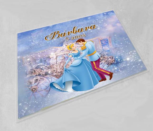 Jogo Americano Lavável Personalizado da Cinderela