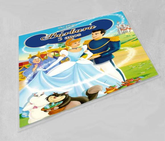 Jogo Americano Lavável Personalizado da Cinderela