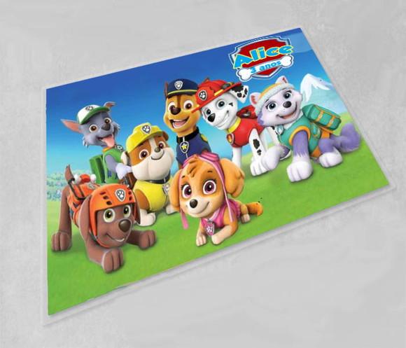 Jogo Americano Lavável Souplast da Patrulha Canina