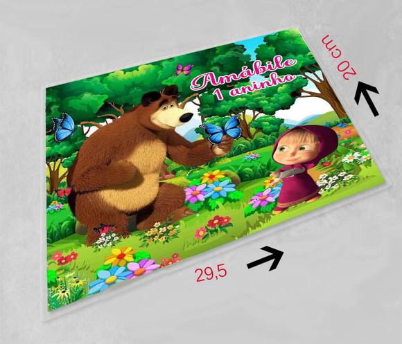 Jogo Americano Lavável Souplast da Marsha e o Urso