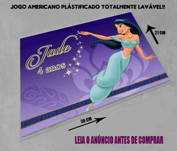 Jogo Americano Personalizada da Jasmine