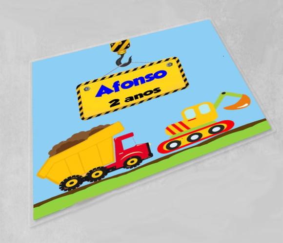 Jogo Americano Personalizado Construção