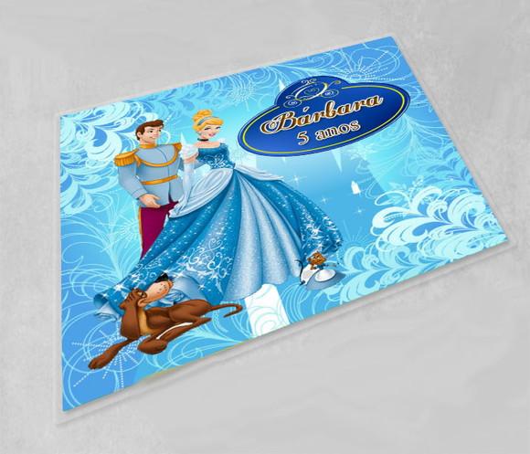 Jogo Americano Personalizado da Cinderela