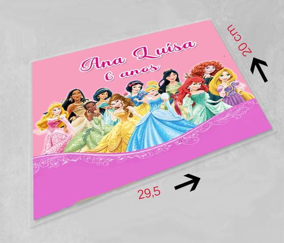 Jogo Americano Personalizado das Princesas