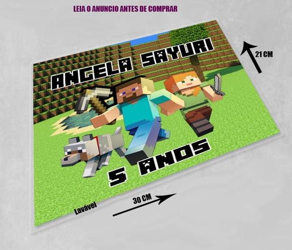 Jogo Americano Personalizado do Minecraft