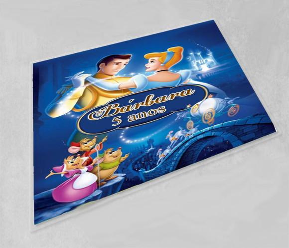Jogo Americano Personalizado e Lavável da Cinderela