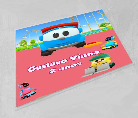 Jogo Americano Personalizado e Lavável Léo o Caminhão