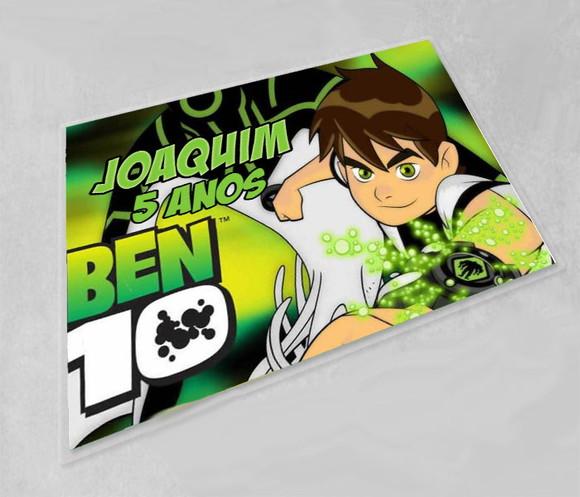 Jogo Americano Personalizado Lavável do Ben 10