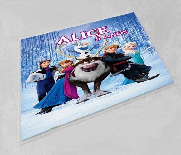 Jogo Americano Souplas Lavável Frozen