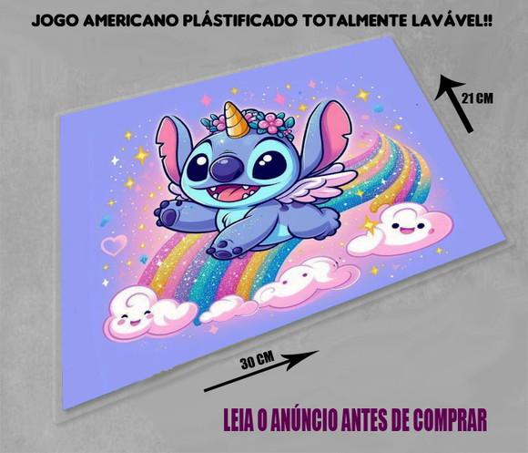 Jogo Americano Souplast Personalizado do Stitch