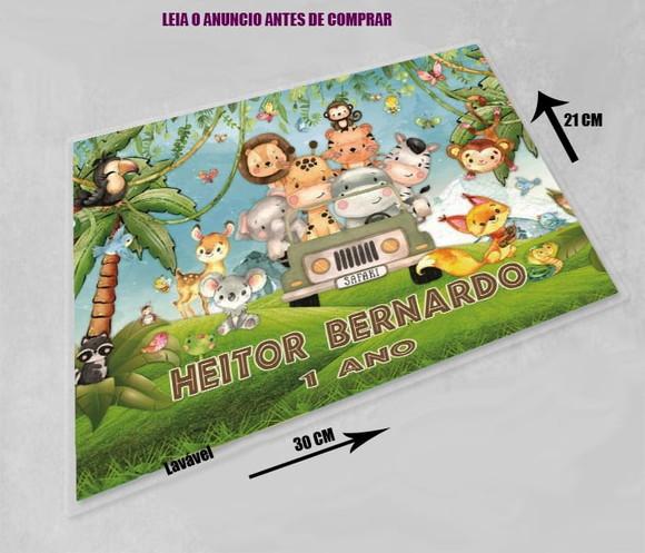 Jogo Americano Souplast Safari Baby