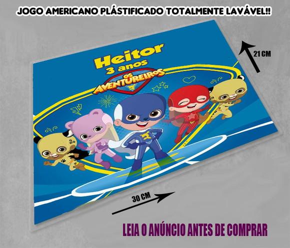 Jogo Americano Souplast Personalizado Lucas Neto