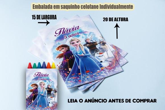 Kit Lembrancinhas de Colorir Frozen