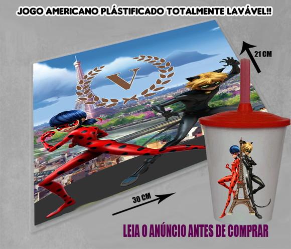 Kit Lembrancinhas Jogo Americano e Copo Twister