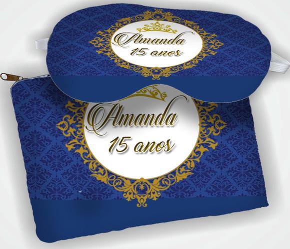 Kit Necessaire e Mascara Personalizada para 15 Anos