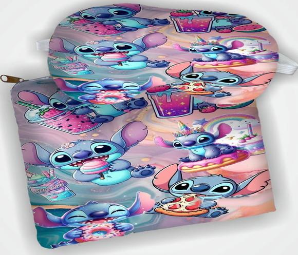 Kit para Lembrancinhas Stitch Necessaire+mascara de Dormir