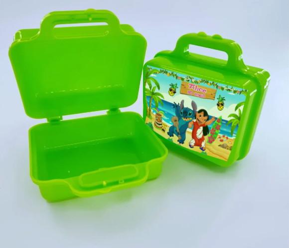 Maletinha Plastica Personalizada Stich