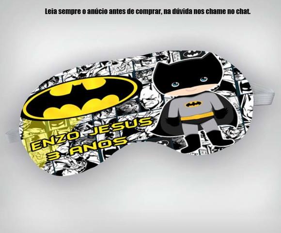 Mascara de Domir Personalizada do Batman