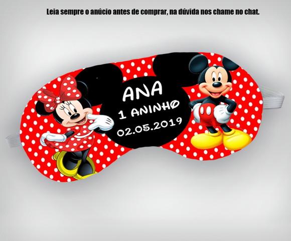 Mascara de Dormir da Minnie e Mikey