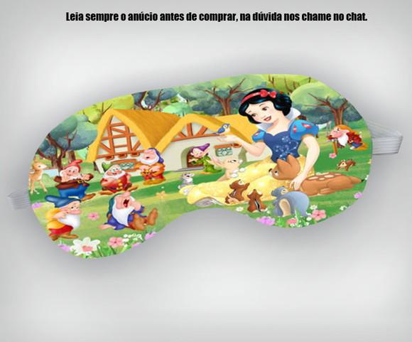 Mascara de Dormir para Lembrancinhas da Branca de Neve