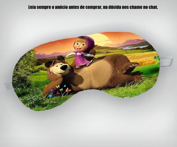 Mascara de Dormir para Lembrancinhas da Marsha e o Urso