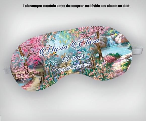 Mascara de Dormir para Lembrancinhas Jardim Encantado