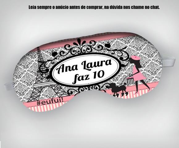 Mascara de Dormir para Lembrancinhas Paris