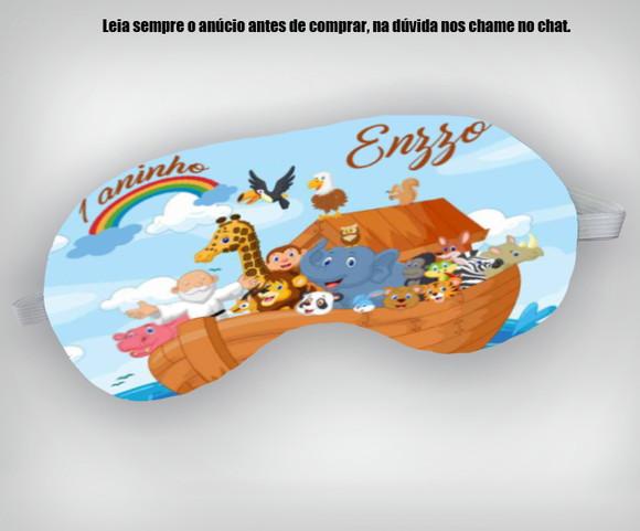 Mascara de Dormir Personalizada da Arca de Noé