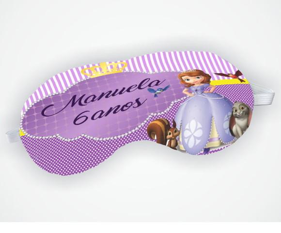 Mascara de Dormir Personalizada da Princesa Sofia