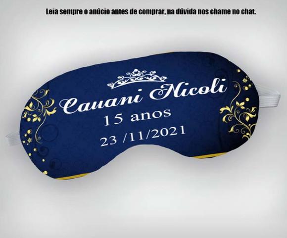 Mascara de Dormir Personalizada de 15 Anos