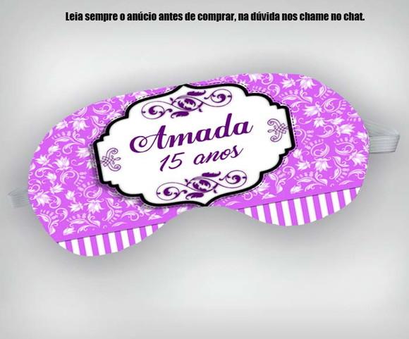 Mascara de Dormir Personalizada de 15 Anos