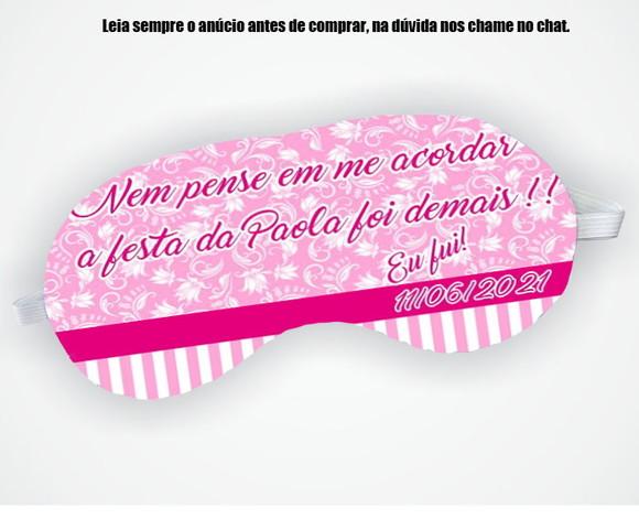 Mascara de Dormir Personalizada de 15 Anos