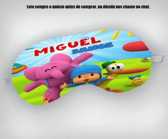 Mascara de Dormir Personalizada do Pocoyo