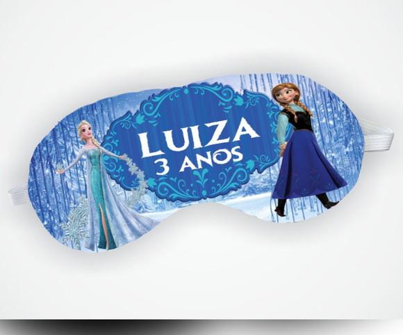 Mascara de Dormir Personalizada Frozen