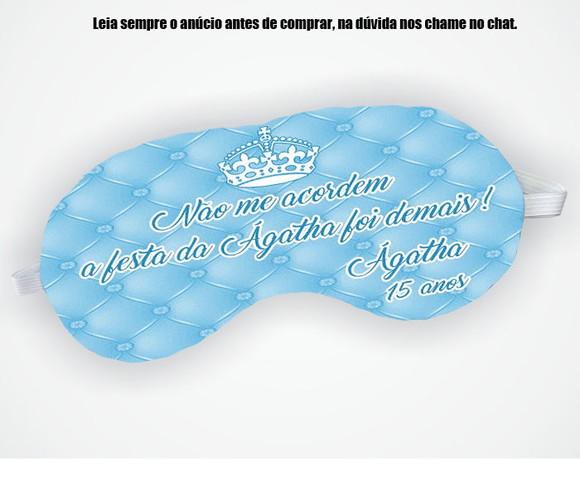 Mascara de Dormir Personalizada para 15 Anos
