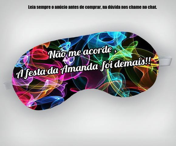 Mascara de Dormir Personalizado 15 Anos