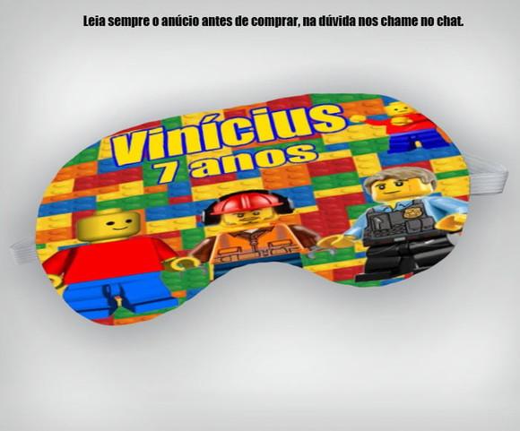 Mascara de Dormir Personalizado da Lego
