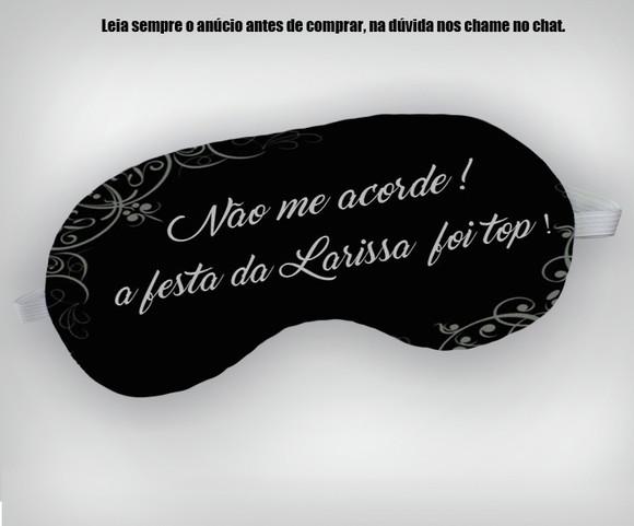 Mascara de Dorrmir para Festa de Debutante 15 Anos
