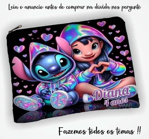 Necessaire do Stitch para Lembrancinhas