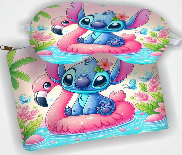 Necessaire e Mascara de Dormir  lembrancinhas  do Stitch
