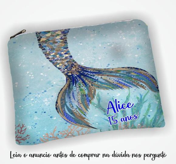 Necessaire para Festa para 15 Anos Tema Sereia