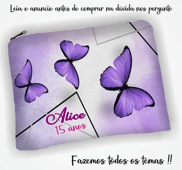 Necessaire Personalizada Lembrancinhas de 15 Anos