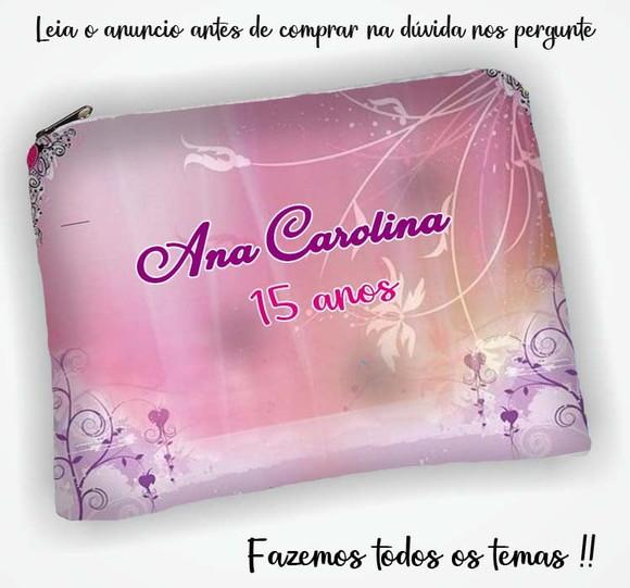 Necessaire Personalizada Lembrancinhas de 15 Anos
