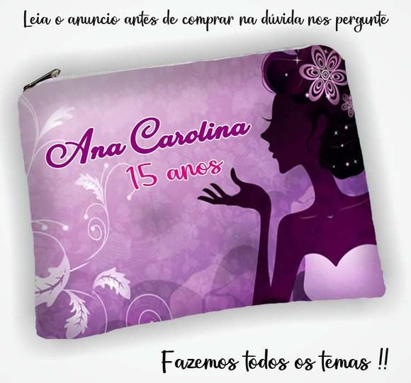 Necessaire Personalizada Lembrancinhas de 15 Anos